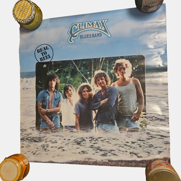 Other - Climax Blues Band Real To Reel 23x23 Promo Poster Vintage 1979 Warner Bros Rock